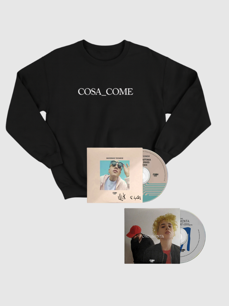COMA_COSE / Sweatshirt & CD Inverno Ticinese + Fondamenta