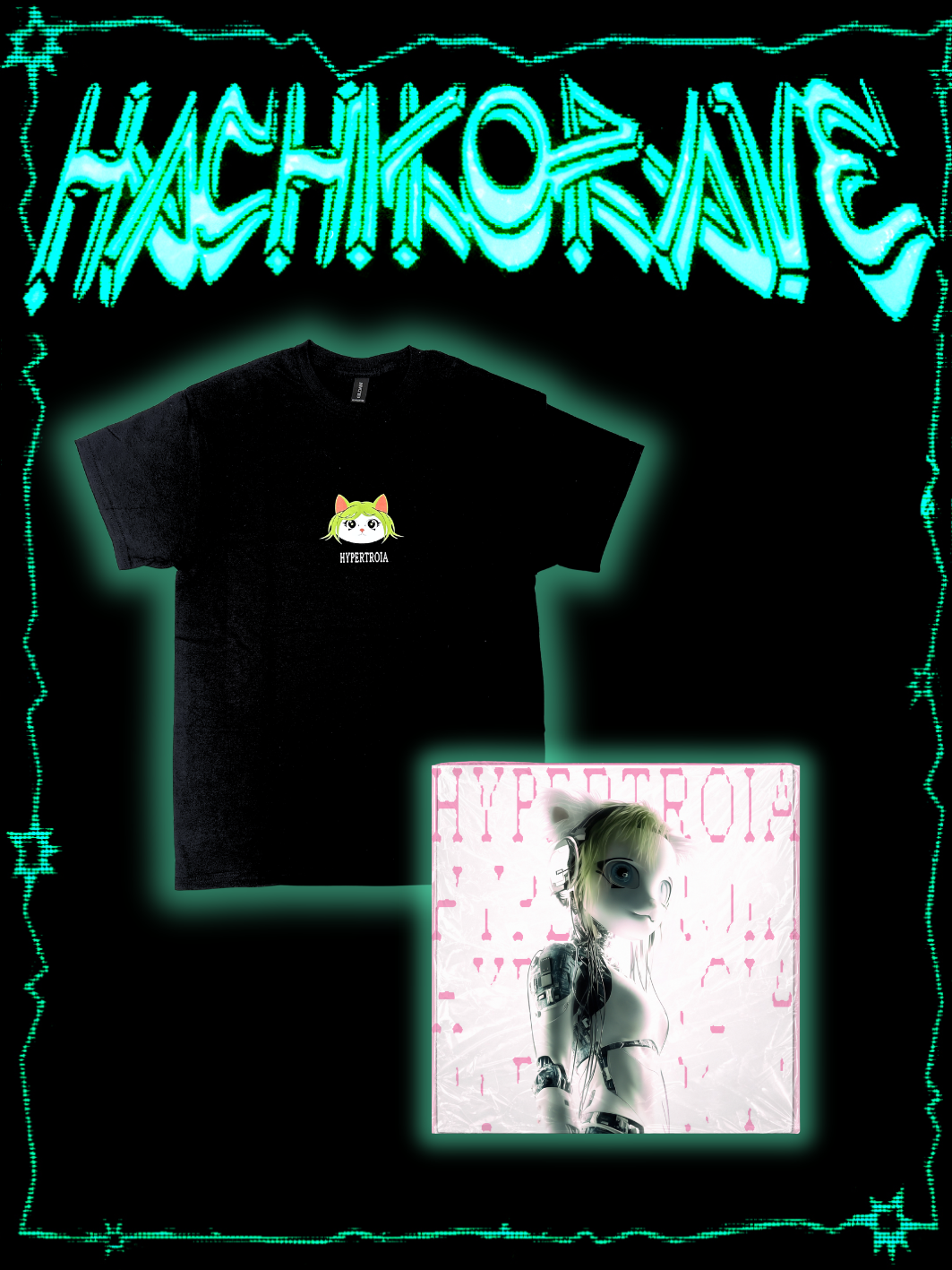 HACHIKO / Tee + Vinile HYPERTROIA