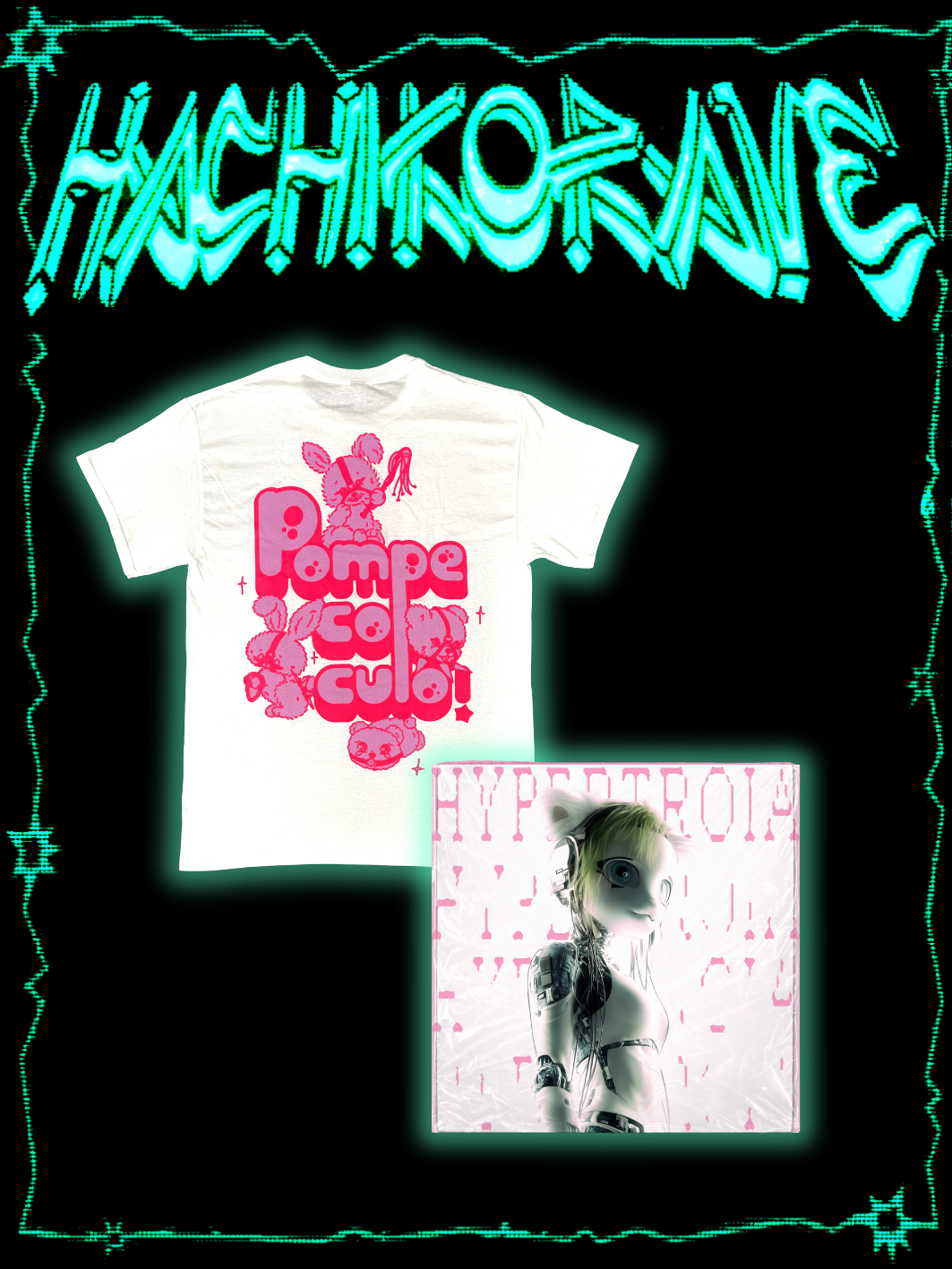 HACHIKO / Tee PCC + Vinile HYPERTROIA