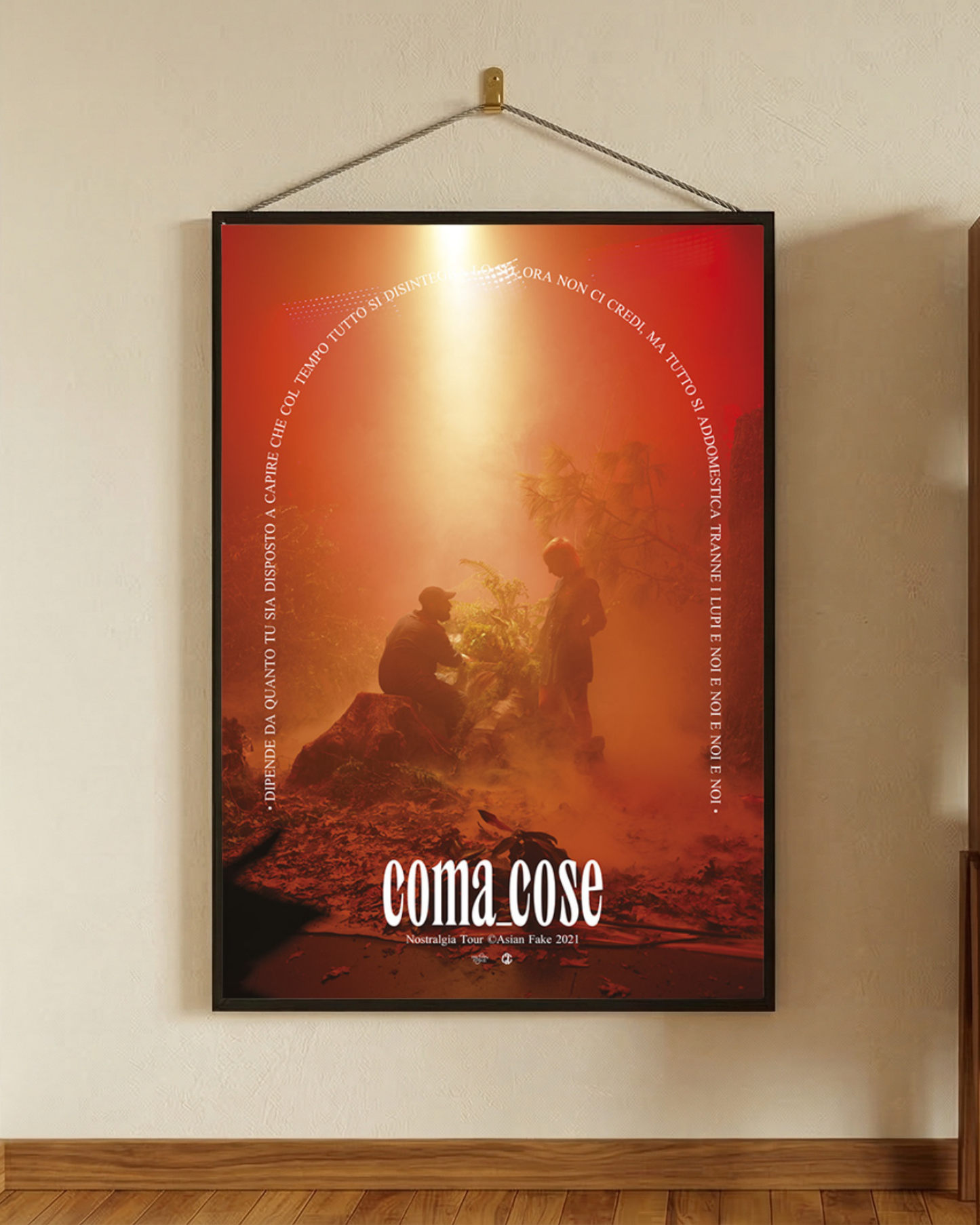 COMA_COSE / "THE SONG OF THE WOLVES" Poster