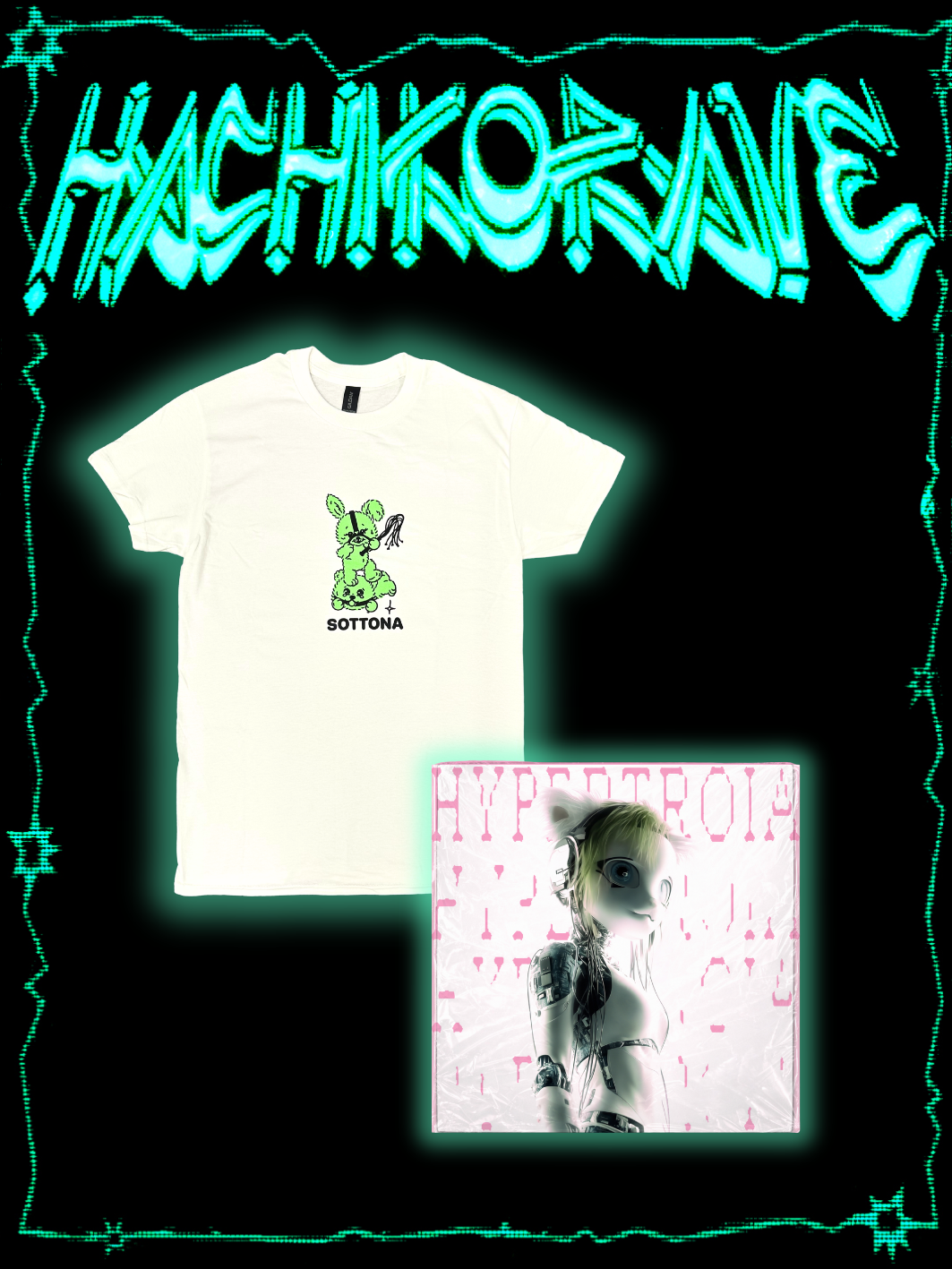 HACHIKO / Tee SOTTONA + Vinile HYPERTROIA