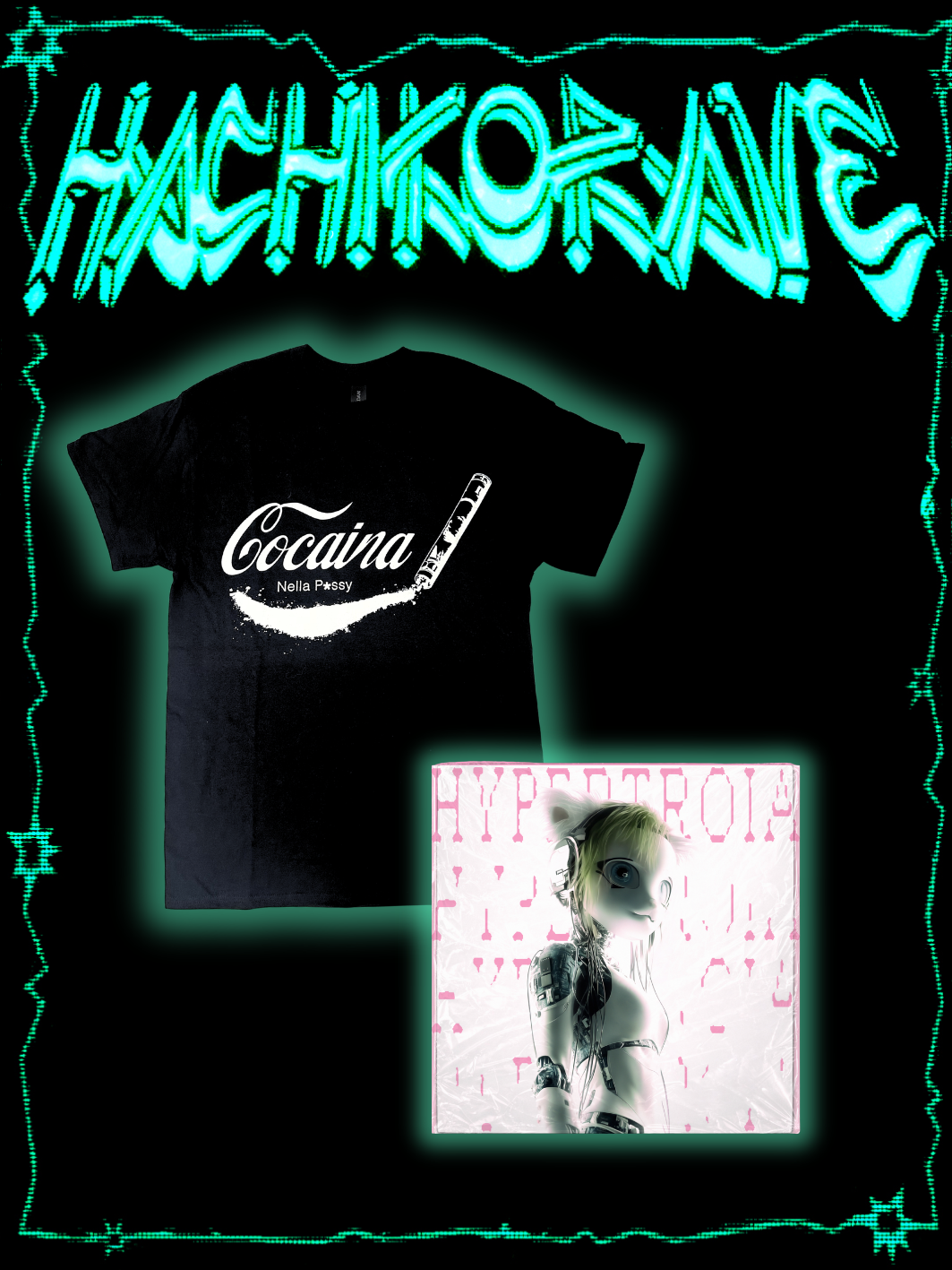HACHIKO / Tee CO*AINA + Vinile HYPERTROIA
