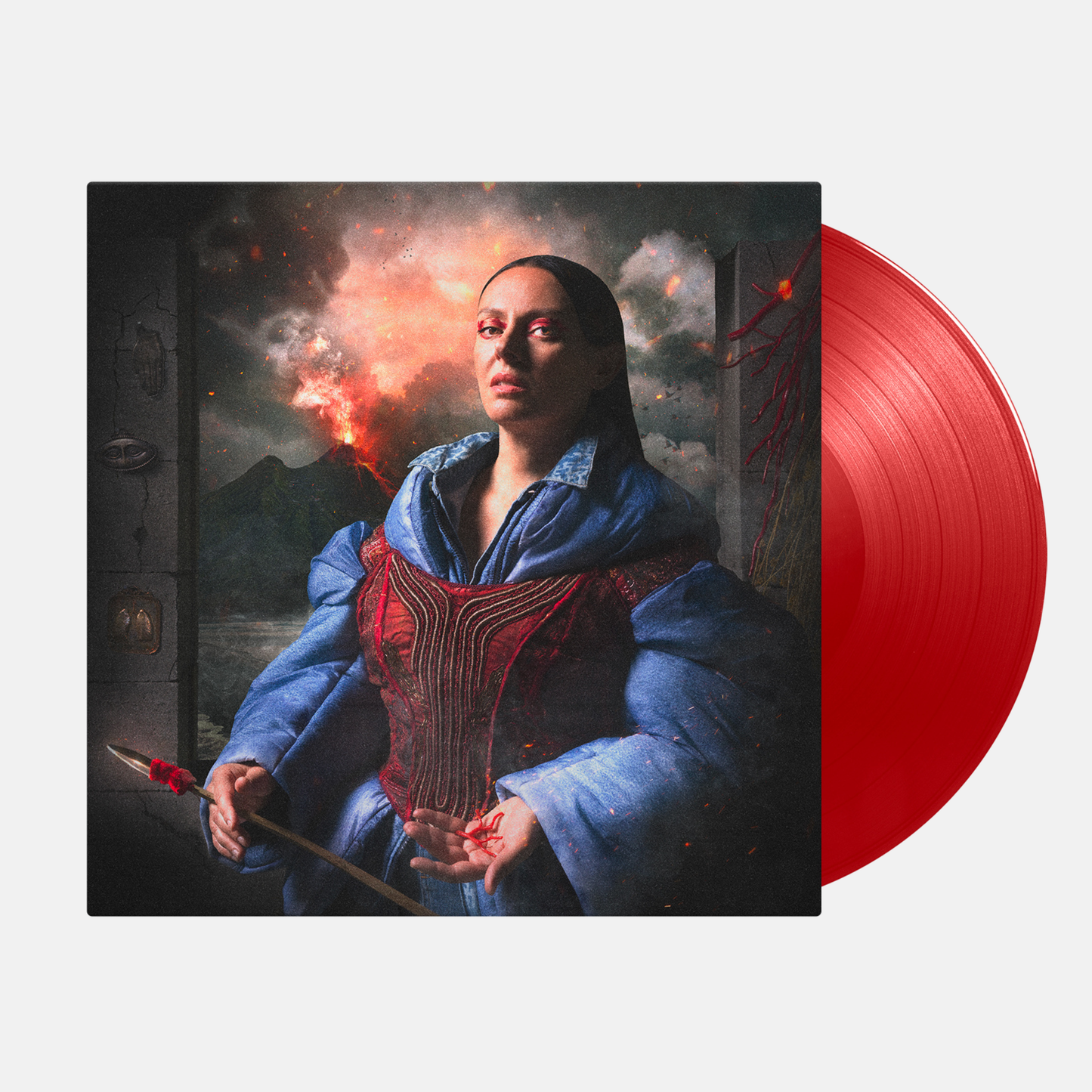 MEG / VESUVIA Autographed Red Vinyl