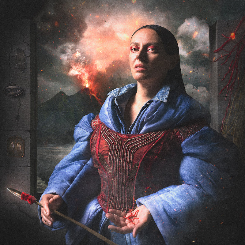 MEG / VESUVIA Autographed Red Vinyl