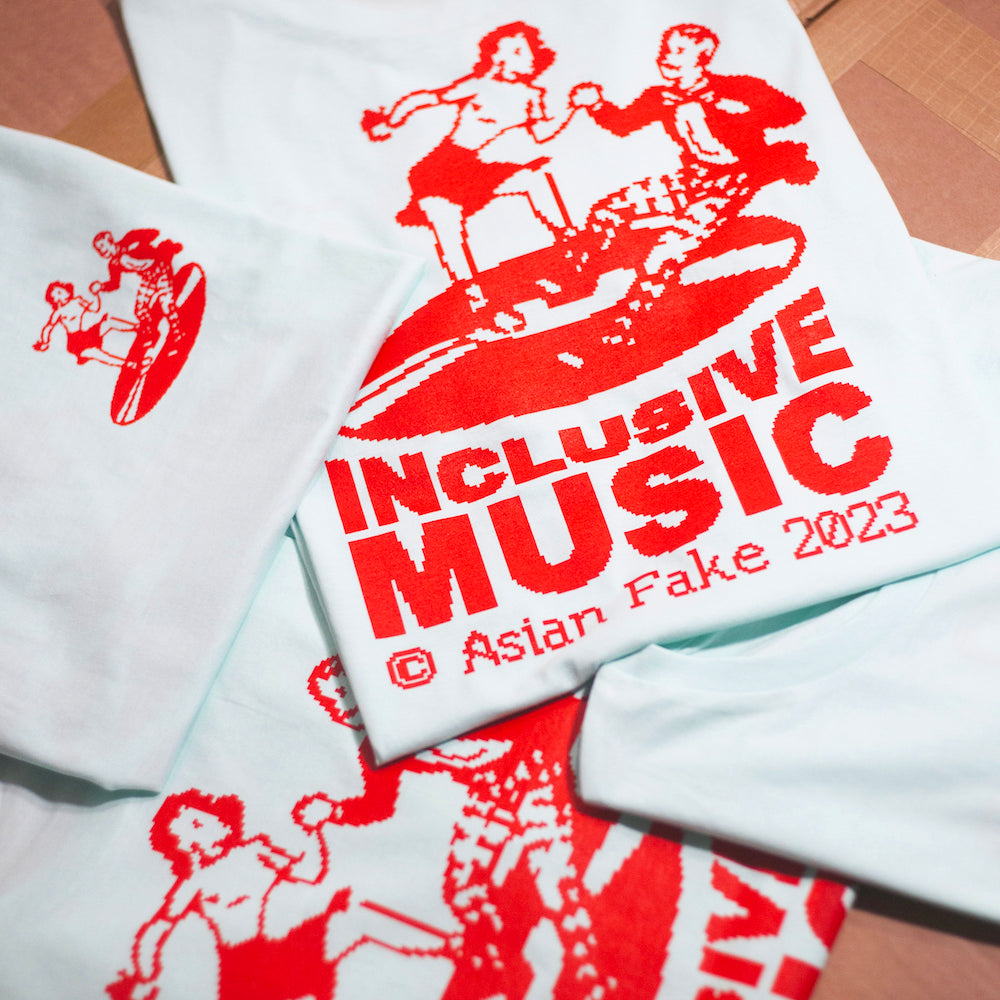 ASIAN FAKE / INCLUSIVE MUSIC - Color T-shirt [Limited Edition]