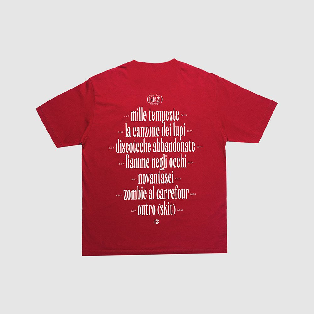 COMA_COSE / Nostralgia Red T-shirt