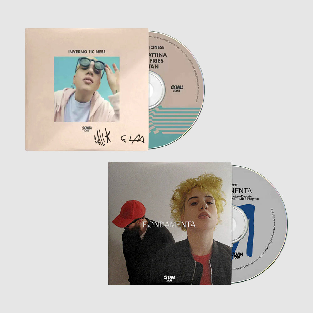 COMA_COSE / TICINESE WINTER Bundle - Autographed CD + FONDAMENTA