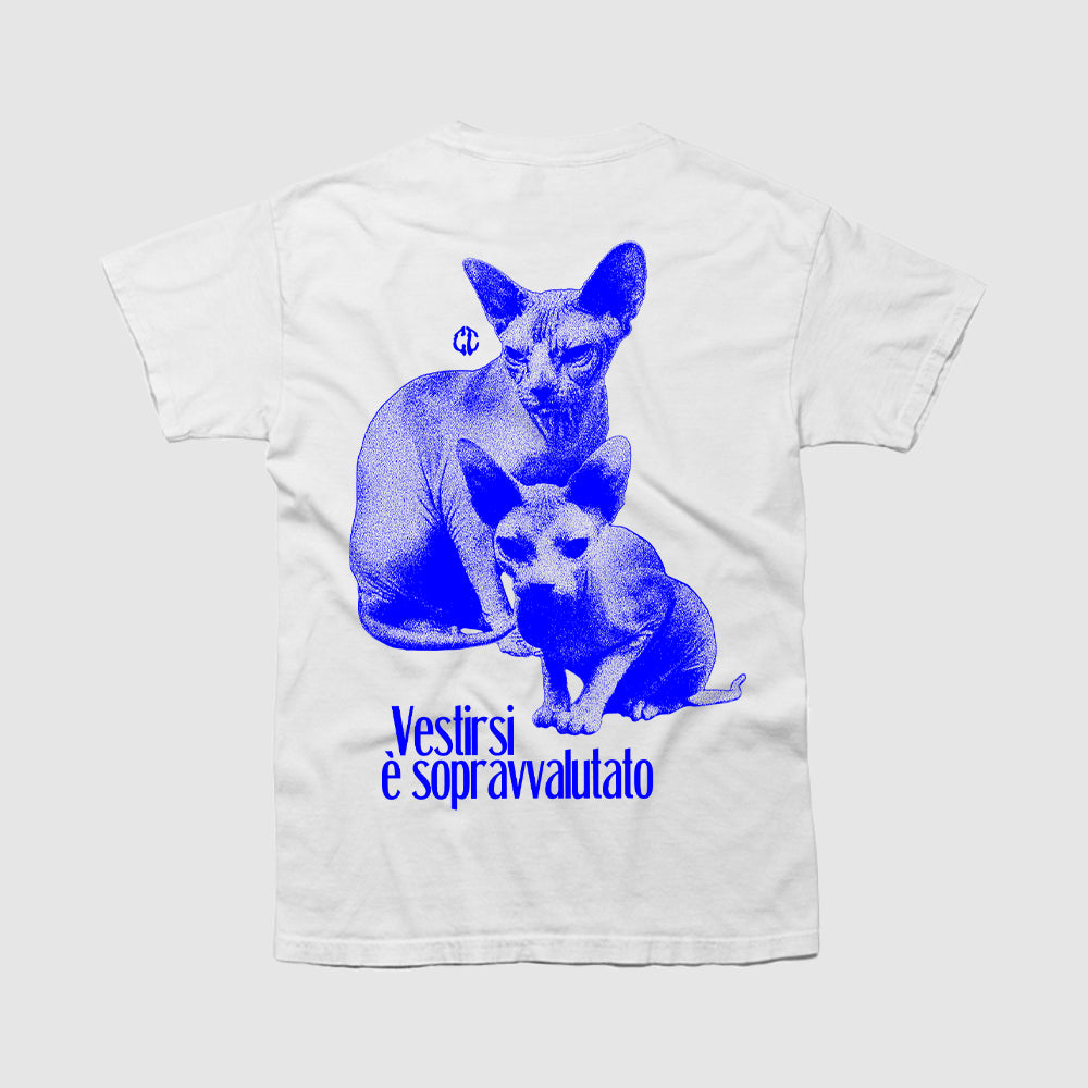 COMA_COSE / MIAO2 White T-shirt